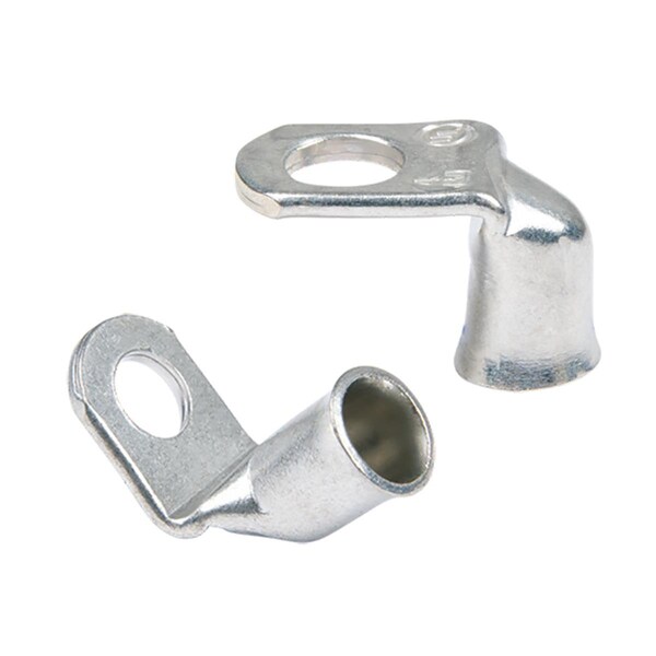 Safety First 0.37 in. 90 deg Tinned Copper Lug - No.2 - 2 Piece SA2933743 - main